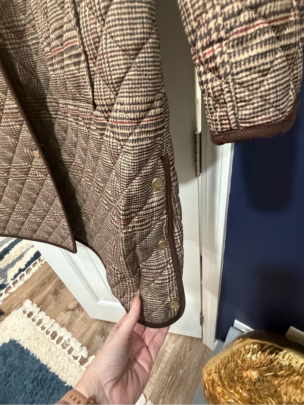 Ralph Lauren Plaid Barn Coat- NWOT - Picture 7 of 8